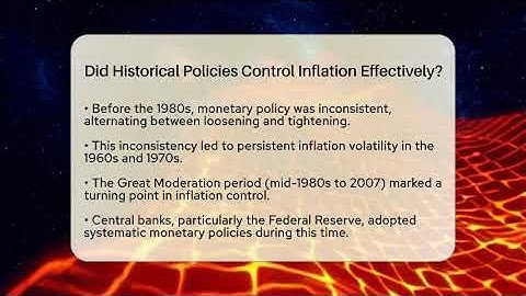 Did Historical Policies Control Inflation Effectively? - Inflation Insight Channel