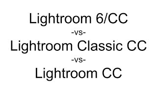 lightroom cc vs 6