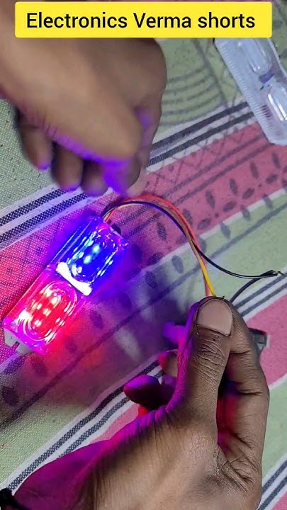 12v-led-light-with-3-wire-blue-red-cycle-bike-light