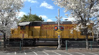 UPY 651 Local  Zinfandel Station East Pedestrian Crossing, SACRT Light Rail, Rancho Cordova CA