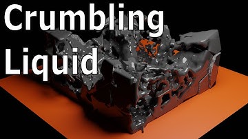 Blender Tutorial: Crumbling Liquid