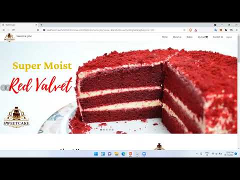 Cake E commerce Website | Web Mini Project |HTML | CSS