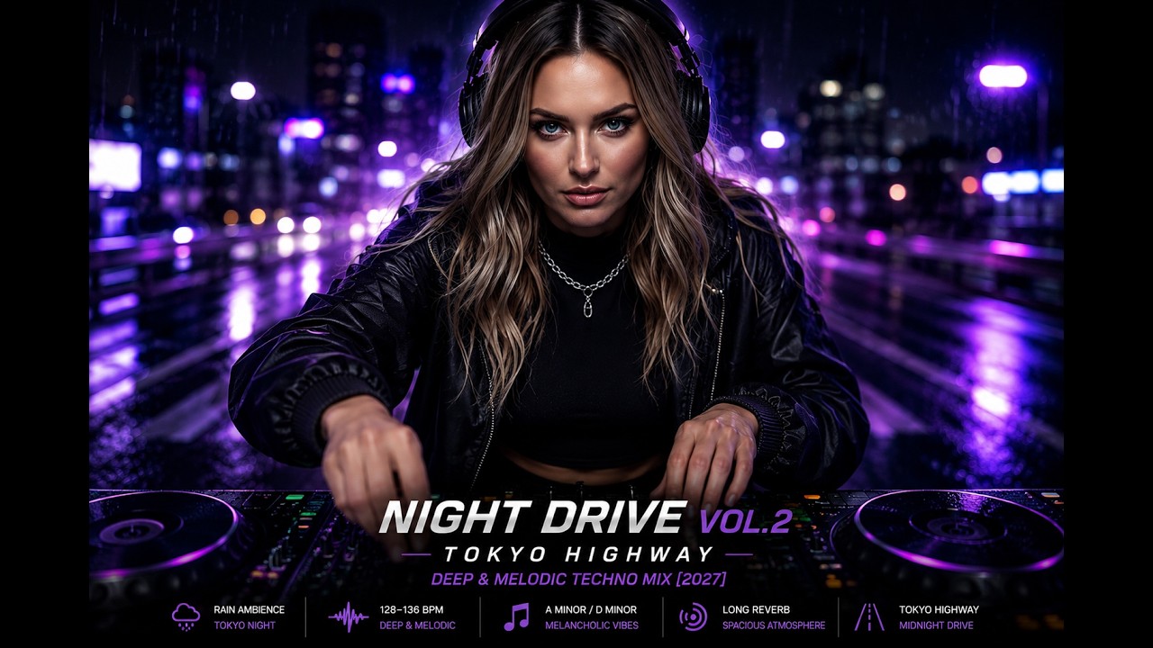 Night Drive Vol.2 — Tokyo Highway Deep & Melodic Techno Mix