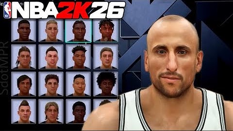 Manu Ginóbili NBA 2K26 Face Creation! 🔥 BEST & MOST Realistic Build Tutorial
