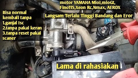 Cara Memperbaiki Langsam Yamaha Mio J yang tinggi Tidak Mau Turun @ozziechanel