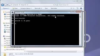 How to hide folders in Windows/XP/7 using command prompt - HD