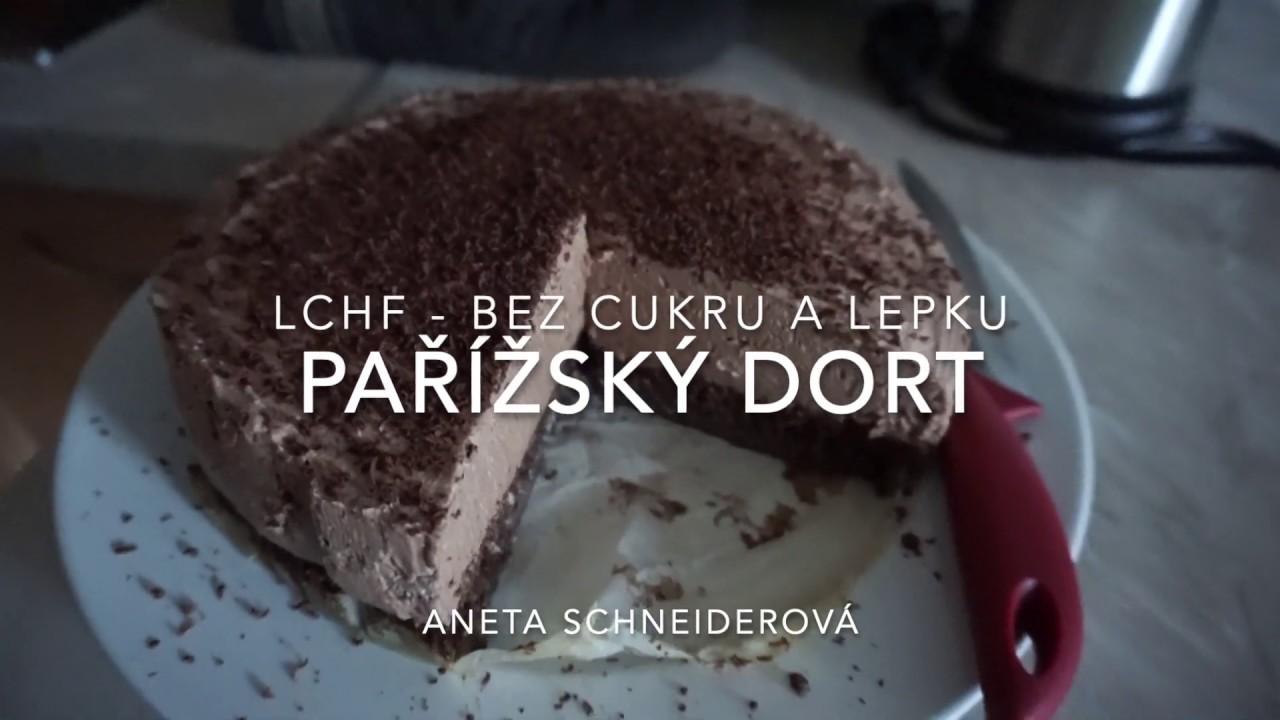 Nízkosacharidový Pařížský dort bez cukru, lepku / recept krok za krokem