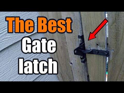 The Best Gate Latch For Your Fence And How To Install It | THE HANDYMAN