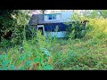 EXPLORING THE ABANDONED HOUSE I GREW UP IN - I am too AFRAID to CUT this LAWN