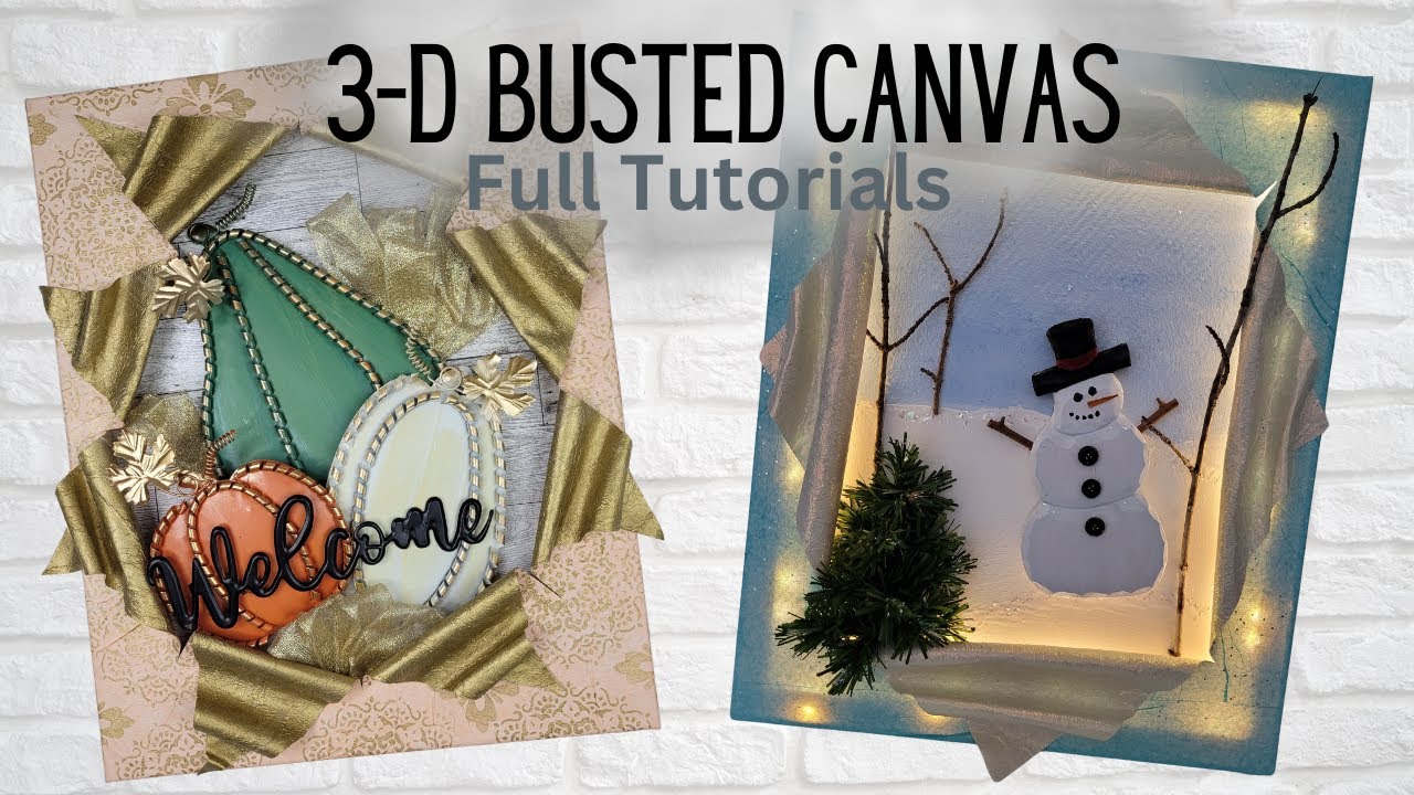 3D Busted Canvas Full Tutorial Busted Canvas With Lights Dollar 3d-busted-canvas-full-tutorial-busted-canvas-with-lights-dollar