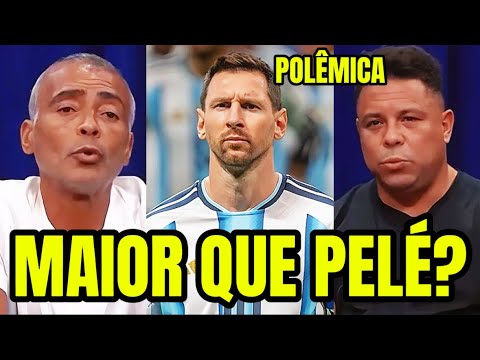 IS MESSI THE GREATEST OF ALL TIME? SEE WHAT RONALDO AND ROMÁRIO SAID!