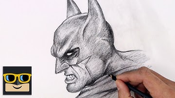 The Dark Knight | How To Draw Batman Sketch Tutorial