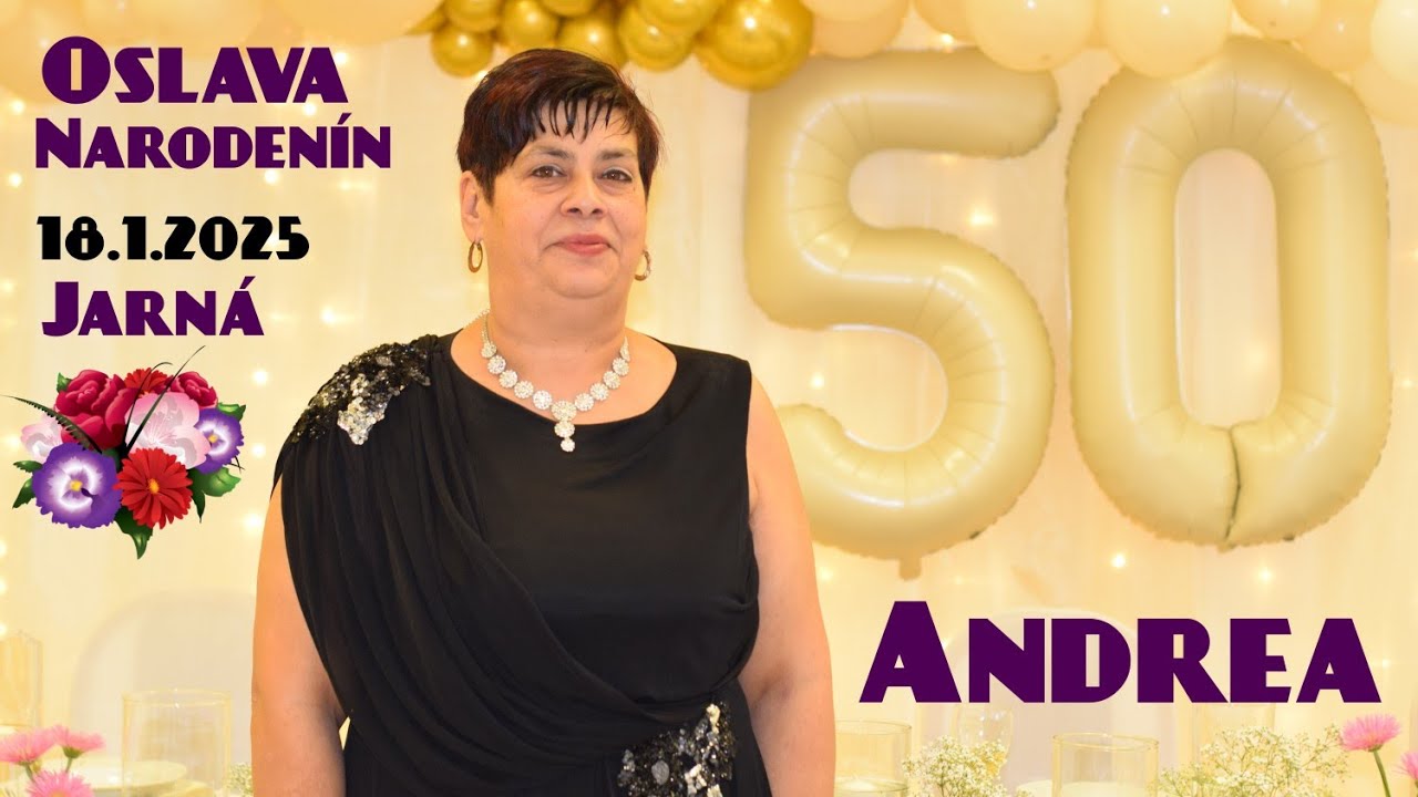 Andrea '50' oslava narodenín 18.1.2025