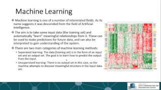Lecture 26 - Machine Learning Part 1