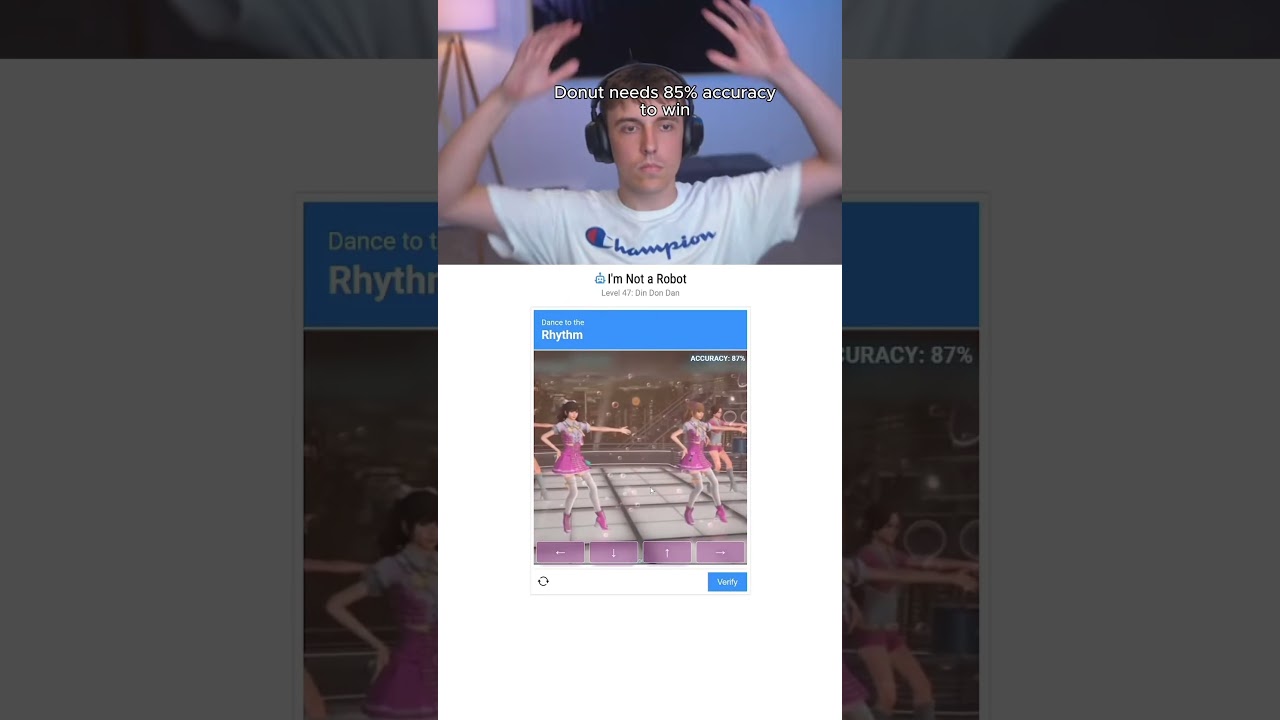 Пончик играет в «Я не робот» ФИНАЛЬНЫЙ УРОВЕНЬ