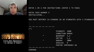 Star Trek (Mainframe, 1971) - The FIRST Star Trek game