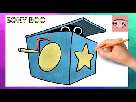 How To Draw Boxy Boo  STEP BY STEP TUTORIAL 