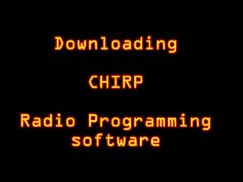 Downloading CHIRP radio programming software