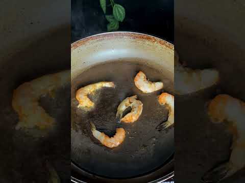 Prawns cooked with bottle gourd ASMR  #asmr #food #cooking#shorts