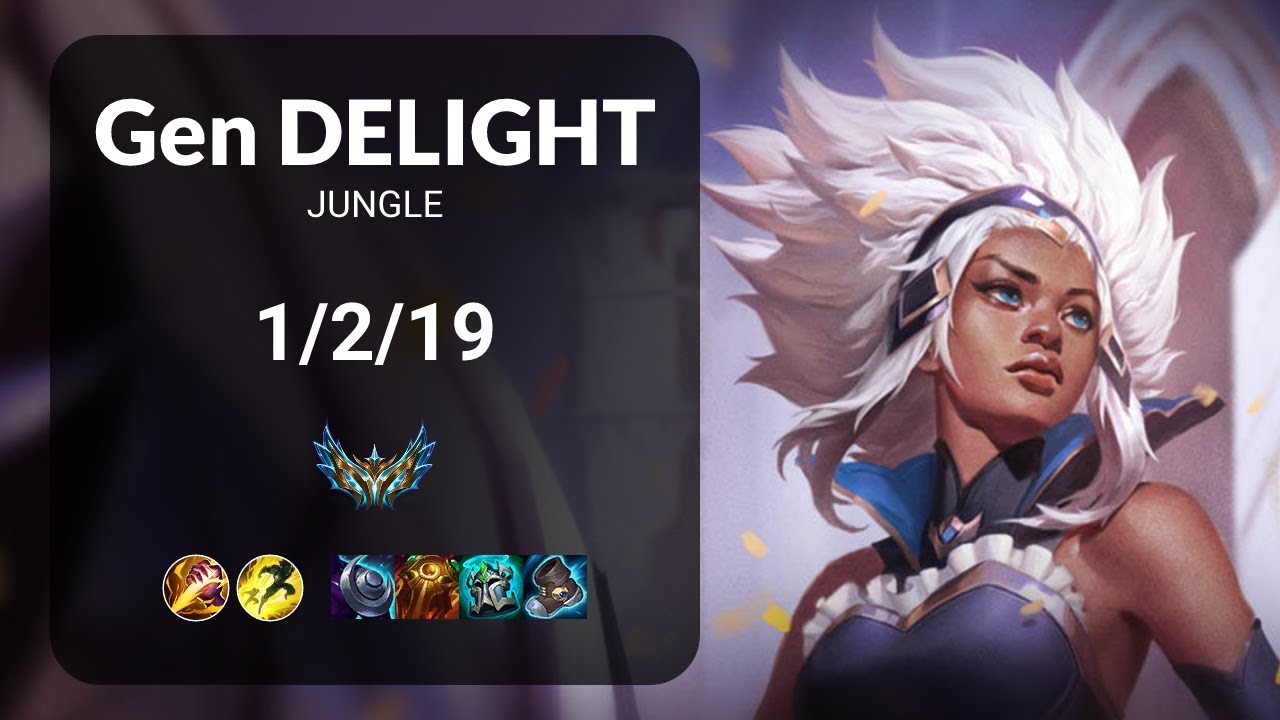 Gen Delight Rell vs T1 Oner Elise JUNGLE - KR CHALLENGER Patch 13.13