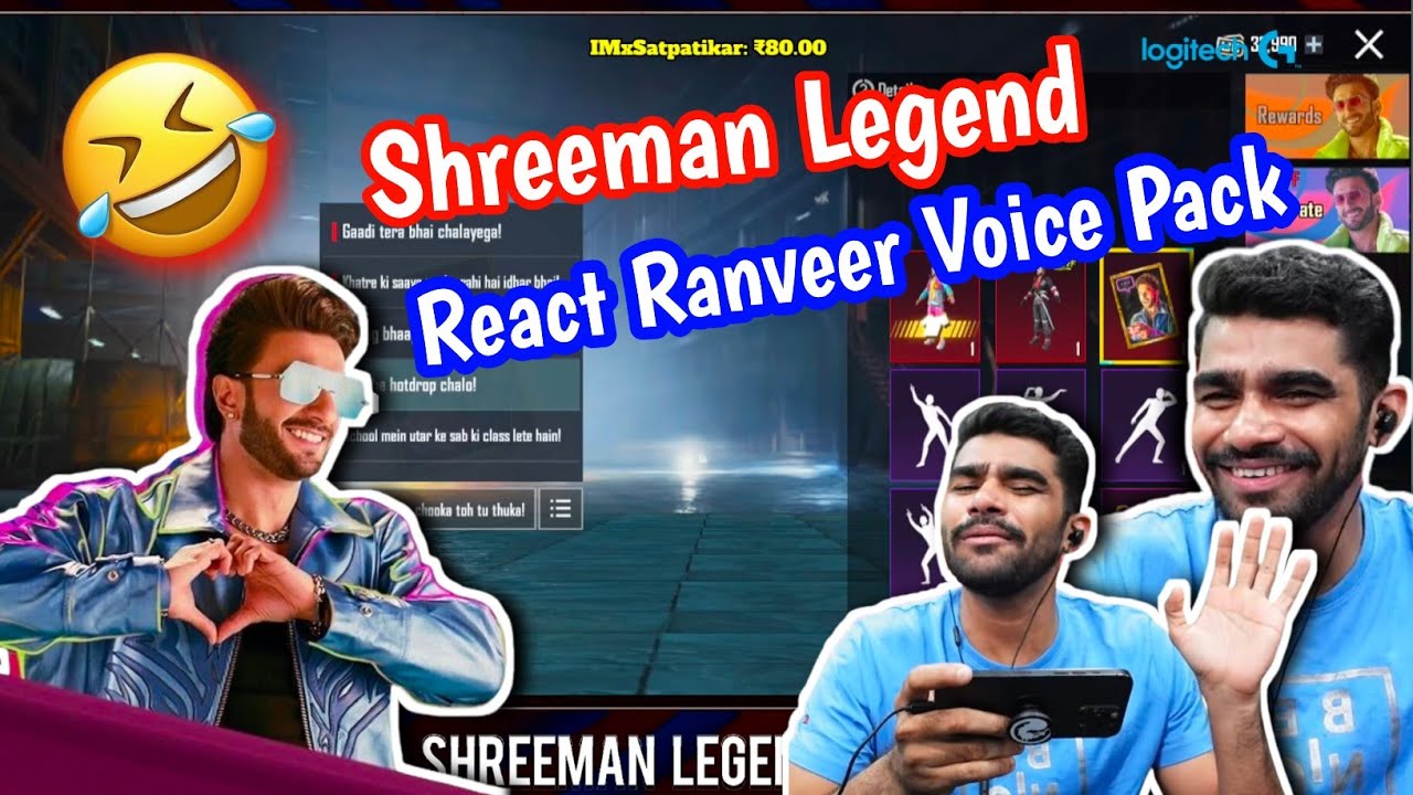 Shreeman Legend React Ranveer Voice Pack 😂 || #shreemanlegend # ...