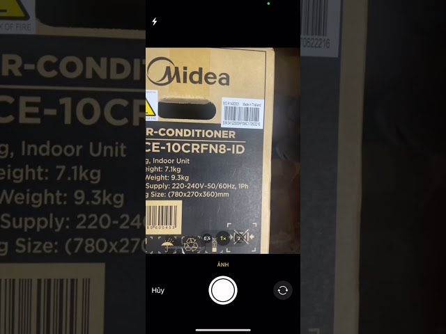 Hướng dẫn quét mã kích hoạt thưởng cho thợ lắp đặt máy lạnh Midea