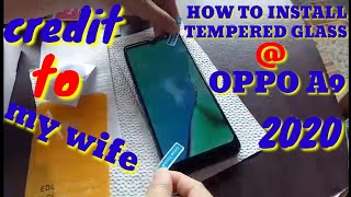 How/to/install/tempered/glass/to/OppoA9/2020 screenshot 3