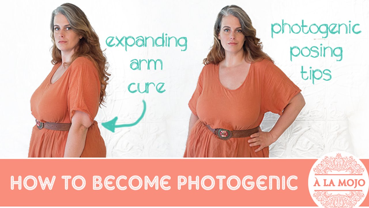 How to reduce the size of your arms in photos - YouTube