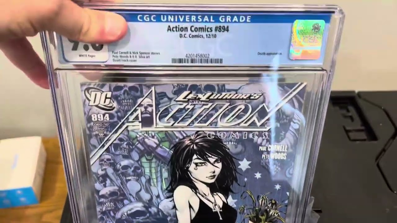 BCW Graded Comc Storage Box - YouTube