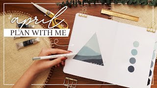 April 2021 Bullet Journal Plan With Me  |  Simple BuJo Set Up