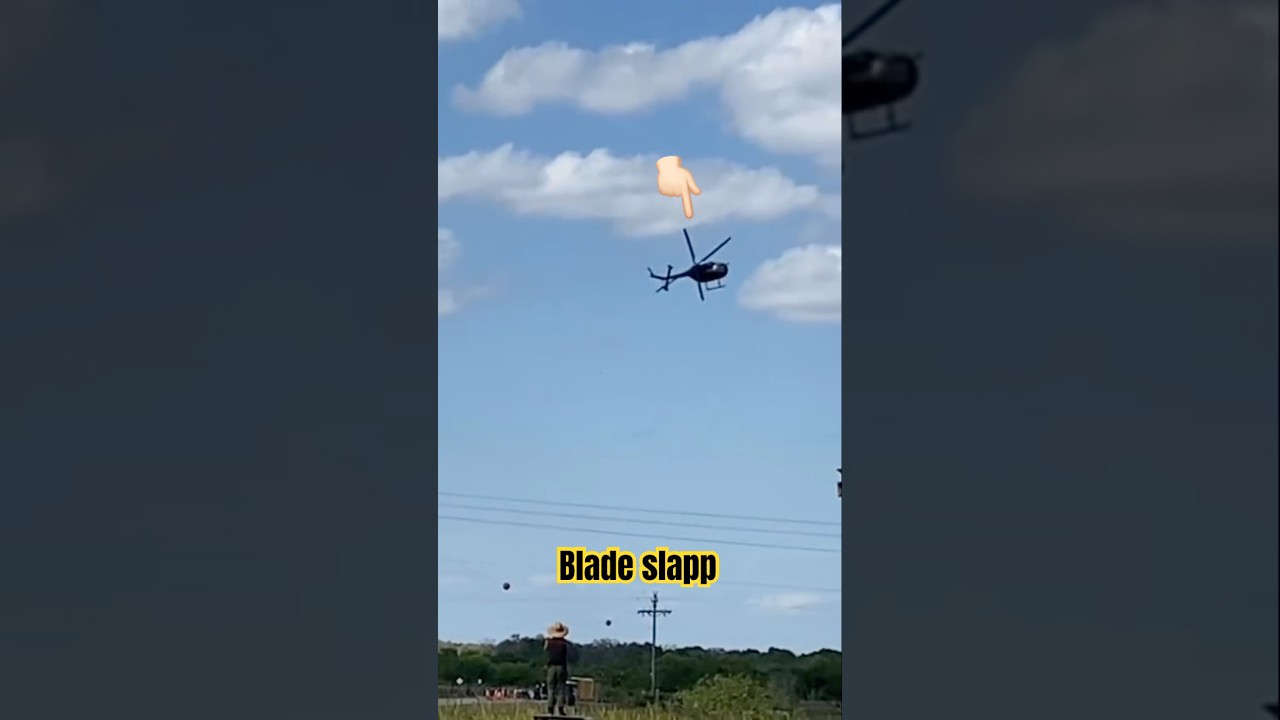 Bo105 blade slap 