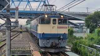 8月15日籠原駅 新鶴見A54運用 臨8876レ EF65 2067