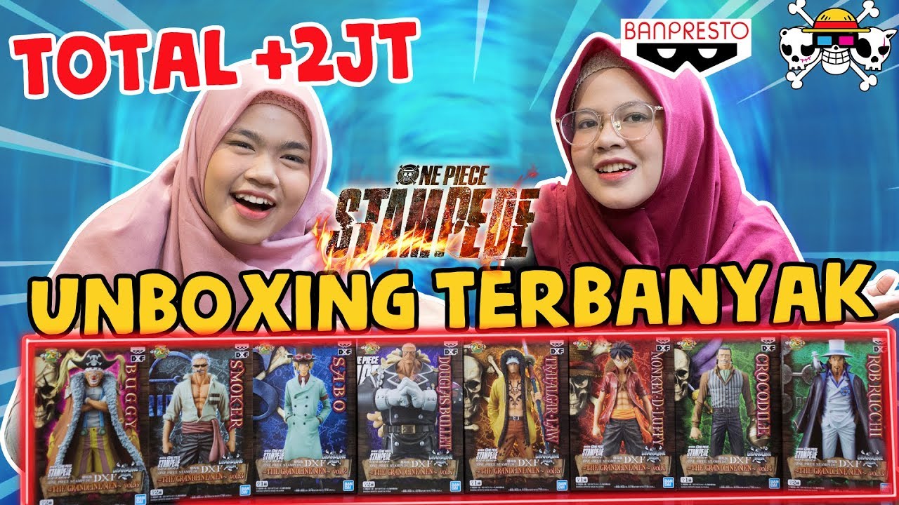 UNBOXING TERMAHAL + TERBANYAK FIGURE STAMPEDE UNBOXING ALL GLM ONE