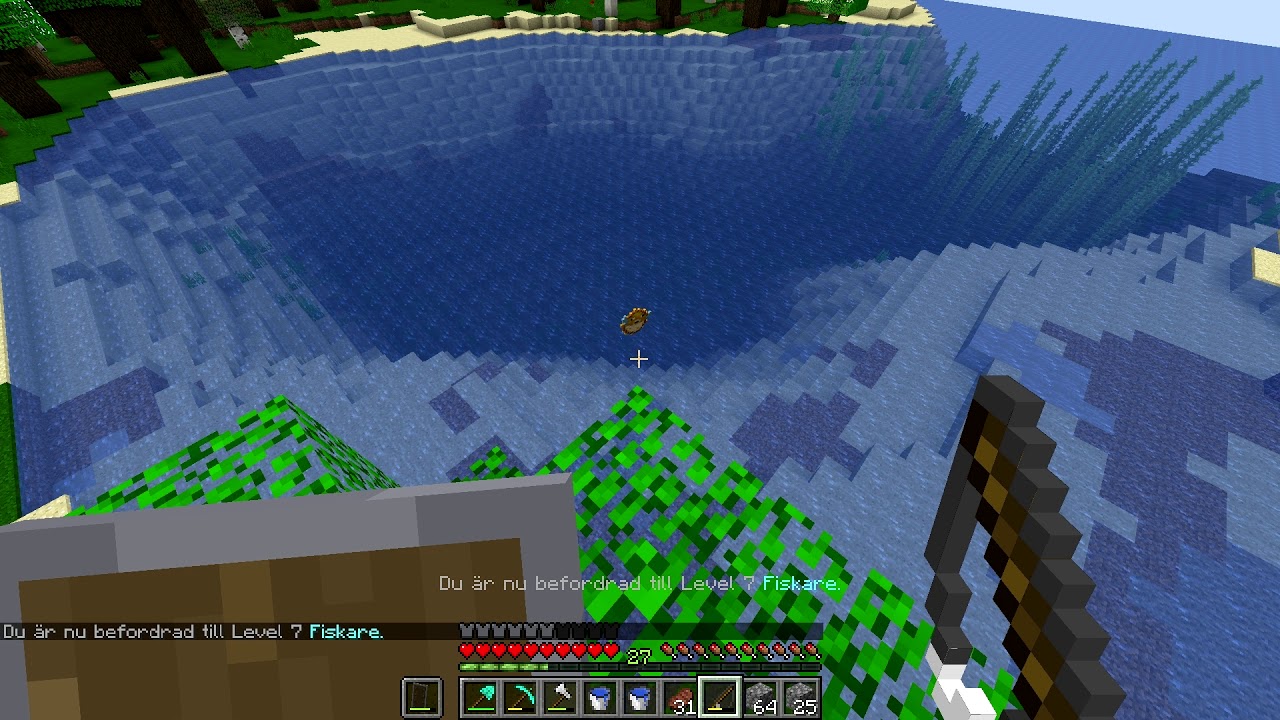 Minecraft: When you fish with full inventory* - YouTube