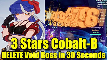 *3 Cobalt-B DELETE Void Rift Boss in 30 Seconds | Tower of Fantasy Global