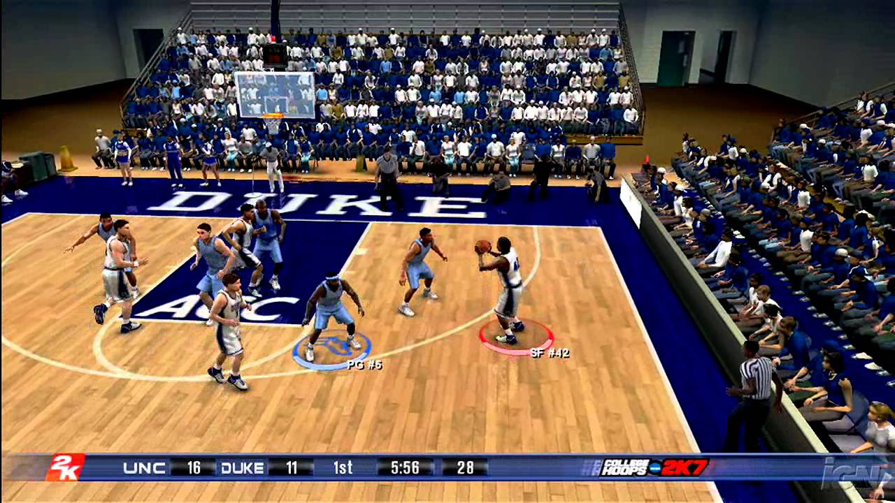 College Hoops 2K7 Xbox 360 Gameplay - Blue Devils