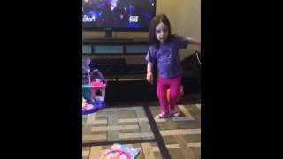 Alannah Watching Ellen And Dancing