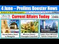 4 June 2026 | Current Affairs Today | The Hindu News Analysis, Indian Express News , PIB Analysis