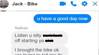 Accusing scary people of theft on the Facebook marketplace