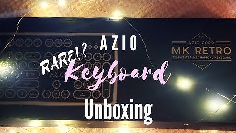 [ASMR UNBOXING] Rare and hard to find AZIO keyboard!💫
