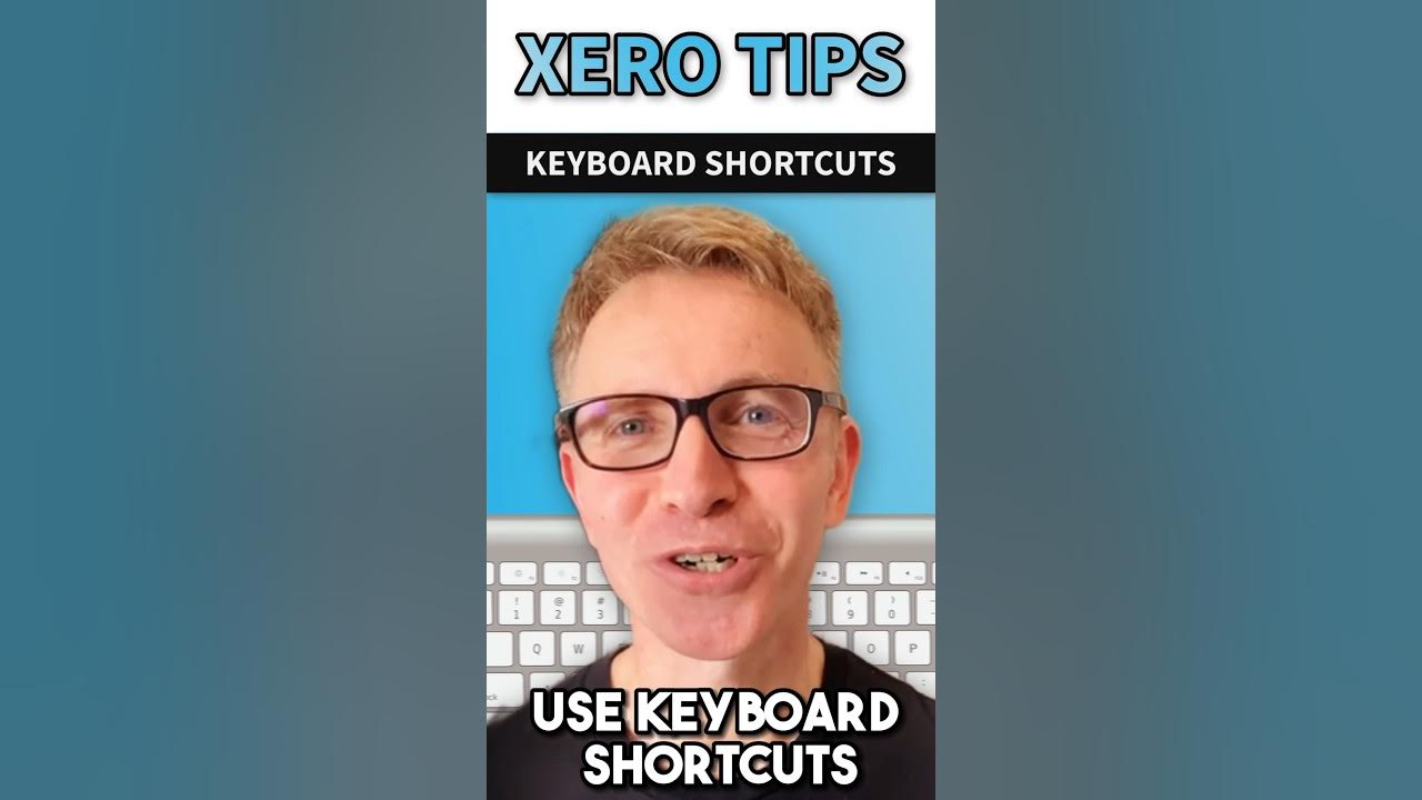 Keyboard shortcuts in Xero shorts YouTube