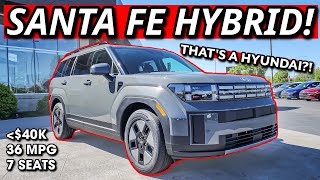 2024 HYUNDAI SANTA FE HYBRID is an AFFORDABLE LAND ROVER DEFENDER with TOYOTA PRIUS FUEL ECONOMY! screenshot 3