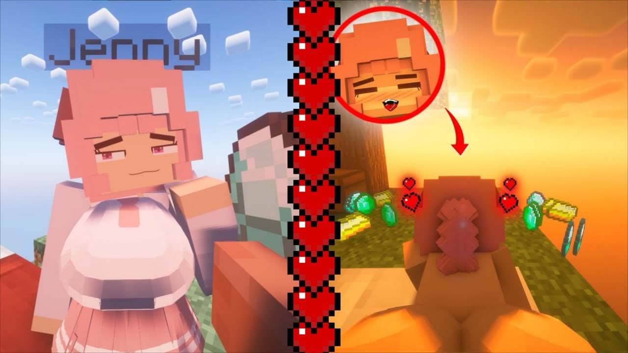 I Gave Jenny Tyan Diamonds Minecraft Skyblock and... She Thanked Me Very UNEXPECTEDLY!