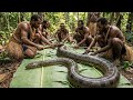 Indian Anaconda in the Amazon: How the Korowai Tribe Live Completely Off the Land (AI Fictional)