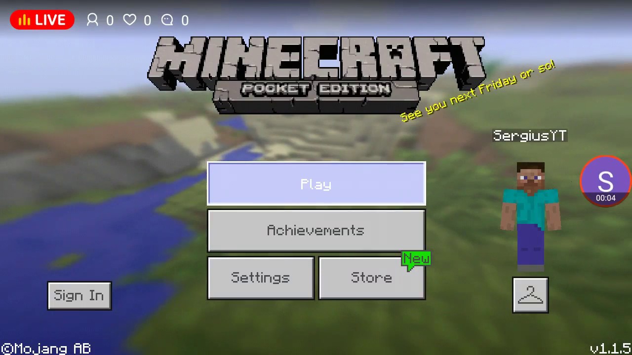 My house in Minecraft pocket edition YouTube