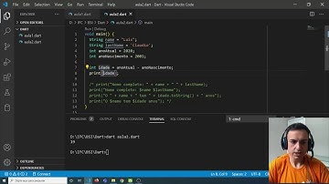 Curso de Dart - Aula 3. ( Interpolação de String e Inteiros - Parte 2)