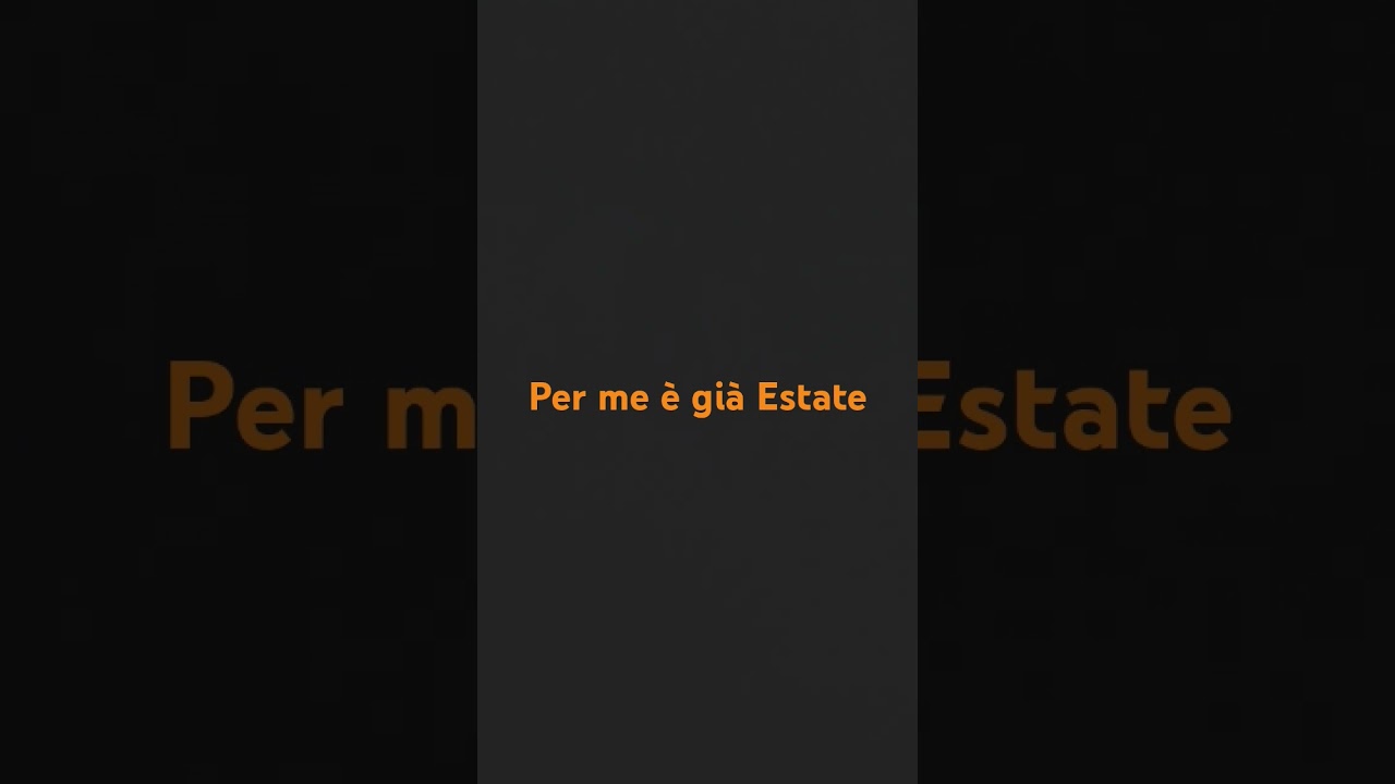 Fa troppo caldo😅😅