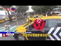 最新》彰化小黃逼車險撞 機車騎士「狂叭19秒」怒轟@newsebc