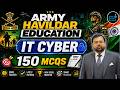 ARMY HAVILDAR EDUCATION COMPUTER , IT CYBER SAMPLE PAPER QUESTIONS,150 MOST IMPORTANT MCQS FOR EXAM