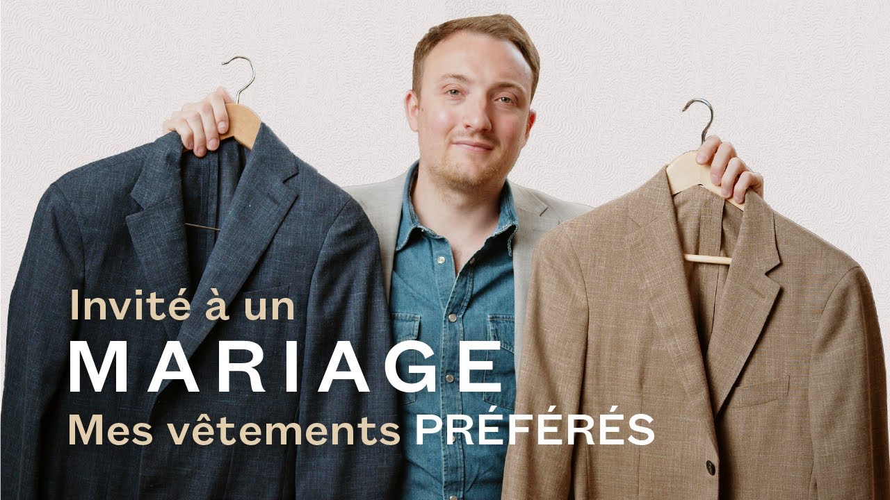 vêtements mariage